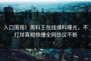 入口围观！黑料王在线爆料曝光，不打烊真相惊爆全网热议不断